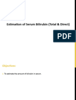 Estimation of Serum Bilirubin Total Direct 1