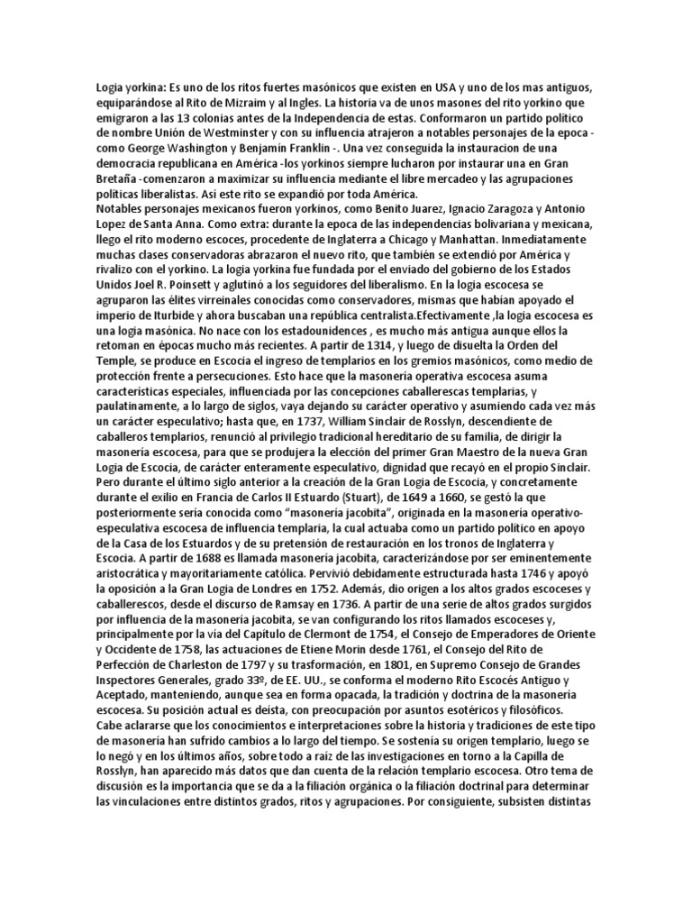 Logia Yorkina | PDF | Planificación | Teoría de sistemas