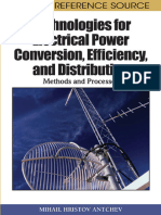 Technologies For Electrical Power Conversion, Efficiency and Distribution, Methods and Processes by Mihail Hristov Antchev