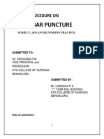 Lumbar Puncture