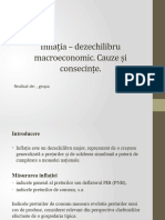 Inflația - Dezechilibru Macroeconomic. Cauze Și Consecințe. (RM 2014-2017)