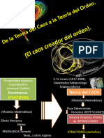 8 Teoria D CAOS Teoria D ORDEN Lorenz