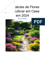 50 Espécies de Flores para Cultivar em Casa em 2024