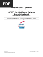 ISTQB CTFL v4.0 Sample-Exam-D-Questions v1.0