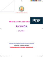 11th Physics Vol 1 English Medium Text