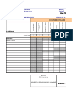 Plan de Capacitacion Anual - Matriz