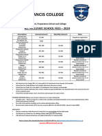 ST Francis School Fees