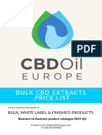 Bulk CBD Extracts Price List 2019 CBD Oil Europe v8.3