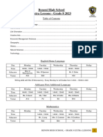 Benoni High School Grade 8 Extra Lessons 1