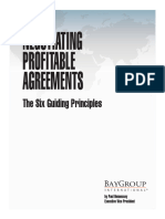 Negotiating Profitable Agreements White Paper