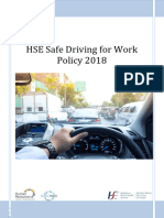 Hse Safe Driving For Work Policy
