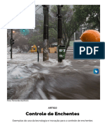 Controle de Enchentes - Centro de Pesquisa em Ciência, Tecnologia e Sociedade