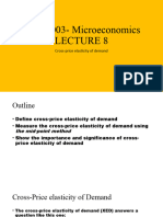 Unit 8 Cross-Price Elasticity of Demand