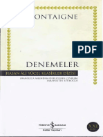0765 Denemeler Monteyn Montaigne Derleyi | PDF