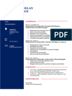 CV Manutentionnaire Bradelay SOLAGE