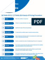 17 Fields (S4 Hana) of Pricing Procedure