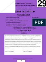 Prueba de Aptitud Académica 29