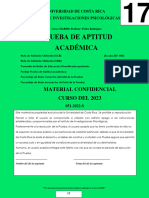 Prueba de Aptitud Académica 17