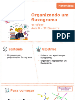 Aula 8 - Organizando Um Fluxograma