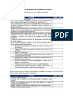 Lista de Verificación de Emergencia de Colisión