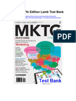 MKTG 7 7th Edition Lamb Test Bank