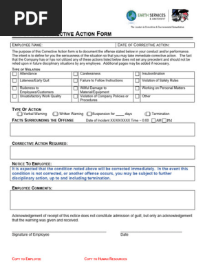Written Warning Template