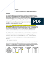 Subtema 1.2.2 (2) Problema Mediana de Transporte