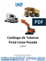 Catalogo de Toberas Firad - Linea Pesada (Espanhol)