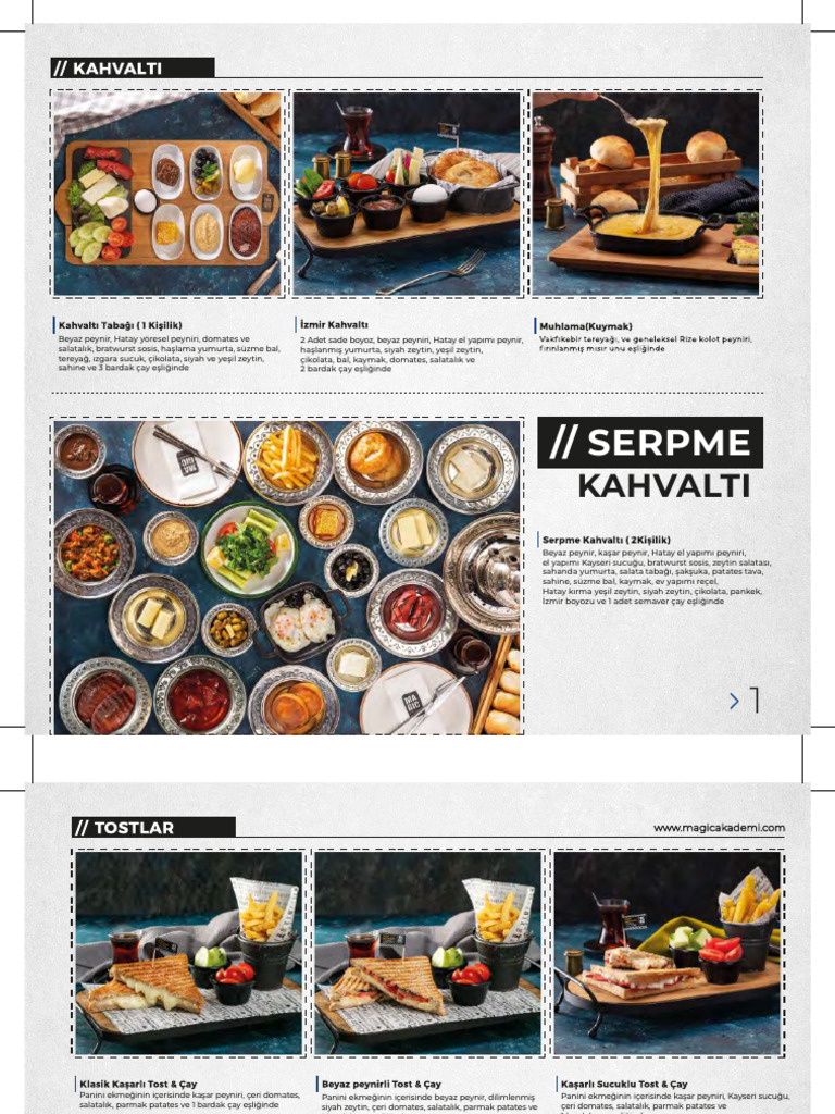 Magic Akademi Menu 2021 | PDF