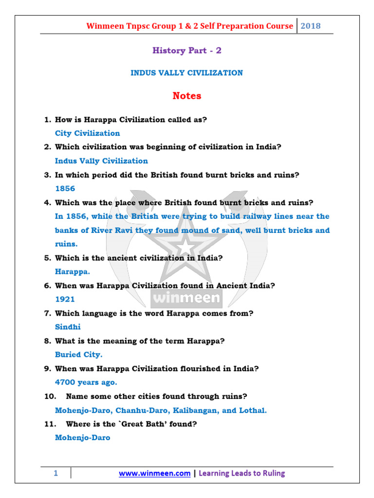 Harappan Civilization Overview | PDF