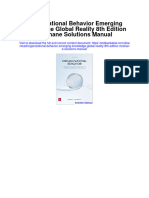 Organizational Behavior Emerging Knowledge Global Reality 8th Edition Mcshane Solutions Manual