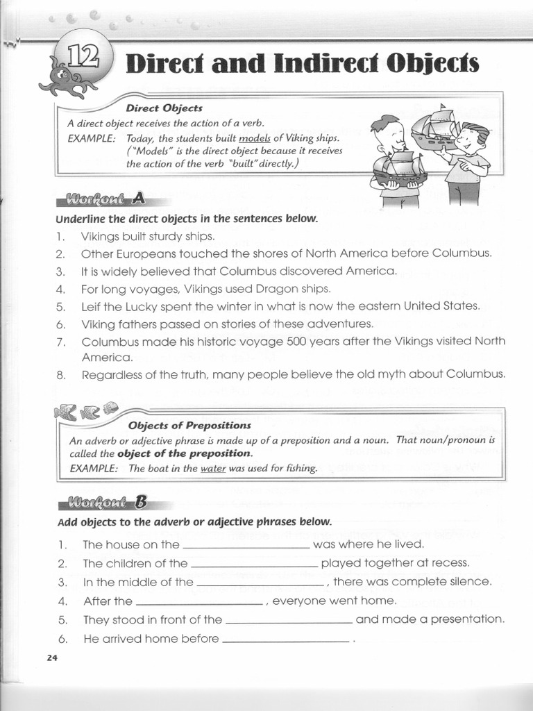 12. Direct and Indirect Objects | PDF