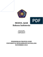 Modul Ajar Bahasa Indonesia: Pendidikan Profesi Guru Universitas Muhammadiyah Malang November 2022