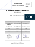 Plan de Manejo Botadero