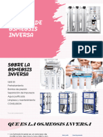 Sistema de Osmeosis Inversa 2222