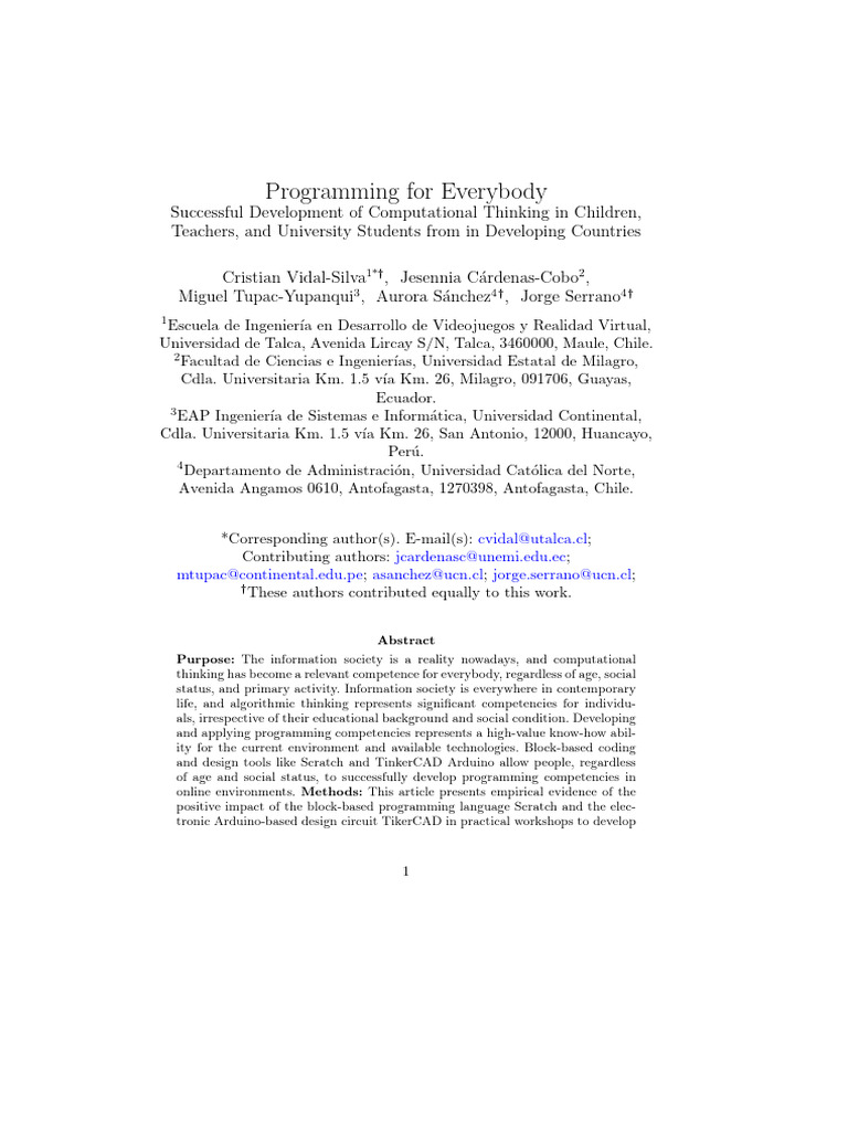 Developing Computational Thinking Skills | PDF | Thought | Cognition
