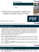 Desafíos para El Desarrollo Sostenible de Las Ciudades en América Latina y El Caribe