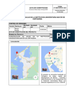 ACTA DE CONSTITUCION-Direccion de Proyecto