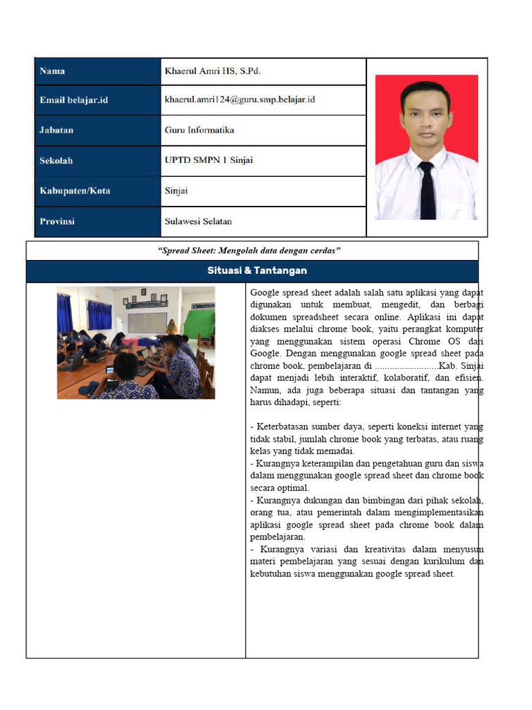 Google Spread Sheet | PDF
