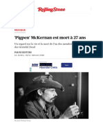 'Pigpen' McKernan Est Mort À 27 Ans