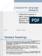 5.? Using Corpora for Language Research. METU Turkish Corpus and METU-Turkish Sabancı Treebank. a Developer’s Perspective