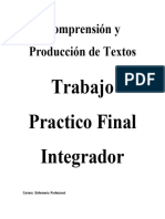 Comprencion de Texto, TP Integrador, Aguilera y Martinez