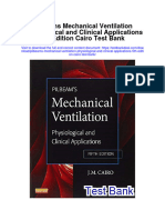 Pilbeams Mechanical Ventilation Physiological and Clinical Applications 5th Edition Cairo Test Bank