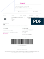 ¡Gracias Por Tu Compra!: Conserva Este Documento para Cualquier Duda o Aclaración