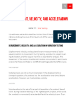 Vru Vibrationresearch Com Lesson Displacement Velocity and Acceleration