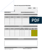 Formato - Evaluacion Personal de Ruido