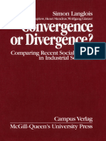 (Comparative Charting of Social Change) Simon Langlois, Theodore Caplow, Henri Mendras, Wolfgang Glatzer - Convergence or Divergence_ Comparing Recent Social Trends in Industrial Societies-Mcgill Quee