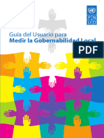 PNUD - Guía Del Usuario para Medir La Gobernabilidad Local