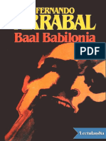 Baal Babilonia - Fernando Arrabal