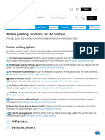 Mobile Printing Solutions For HP Printers - HP® Customer Support